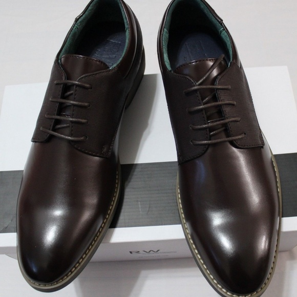 ROBERT WAYNE SANDRINO BROWN OXFORD SHOES - Picture 2 of 6